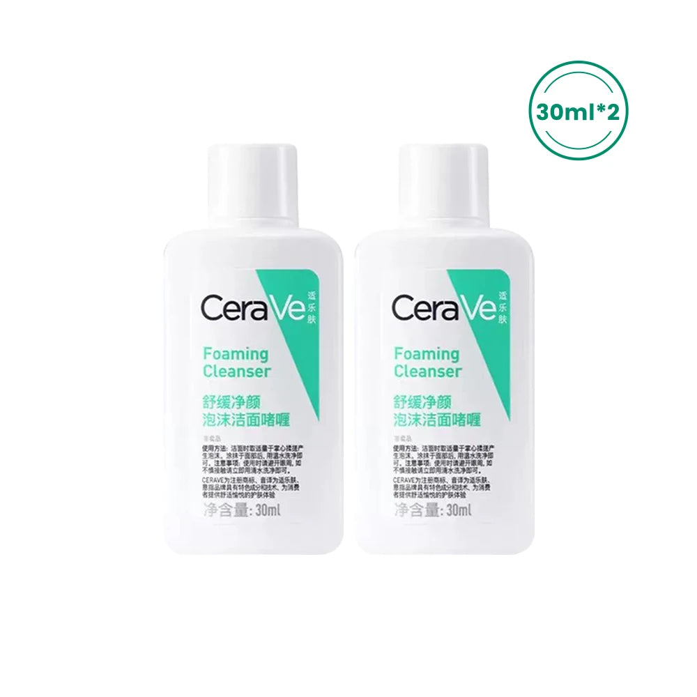 CeraVe Soothing Purifying Foaming Cleanser 236ml Daily Face Wash Facial Cleanser for Oily Skin - TUT 