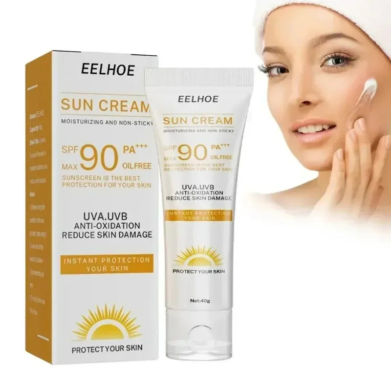 Facial Sunscreen SunCream Sunblock Skin Protective Cream New Sun Cream Bleaching Facial Moisturizer Anti Aging Oil Control - TUT 