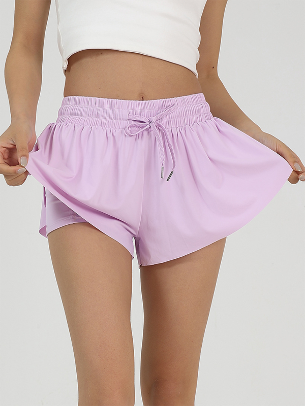 Ladies new style sports high elasticity and comfortable pocket tennis skirt - TUT 