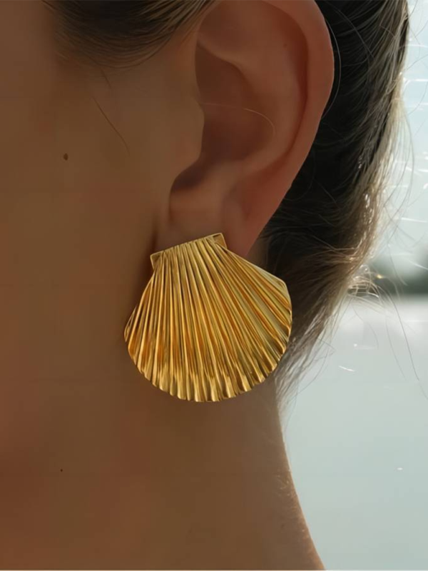 New ocean series accessories fashionable and versatile shell earrings - TUT 