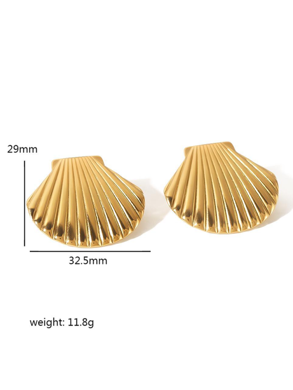 New ocean series accessories fashionable and versatile shell earrings - TUT 