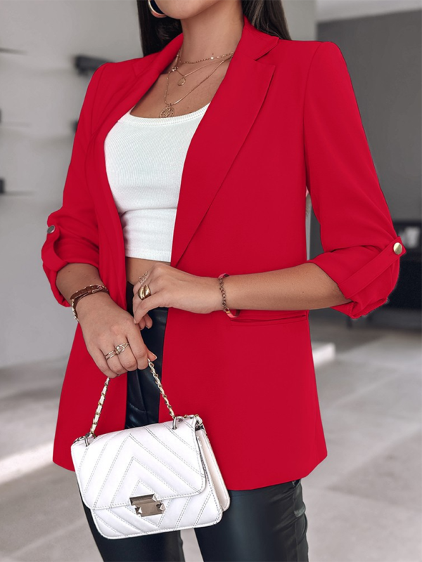 Stylish blazer with sleeves and buttons - TUT 